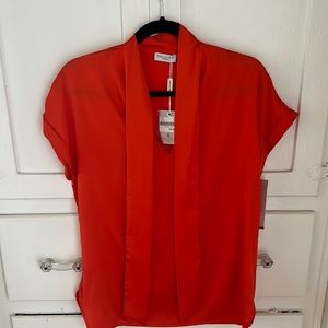 Exaltation Paris red blouse